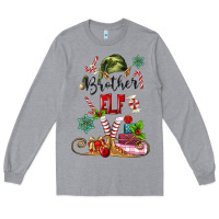 Heather Grey brother elf Long Sleeve Tee - MaliasSmallBusiness