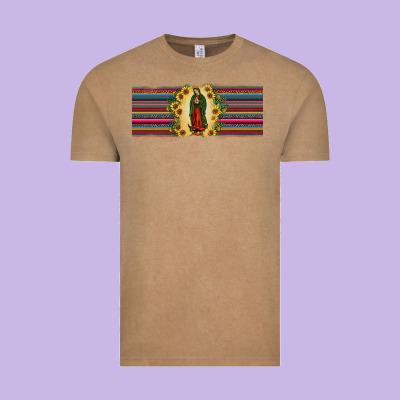 Lady Of Guadalupe  Sunflower Vintage Tee Designed By Jahusdesignshop