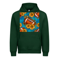 Forest Green american football with leopard Urban Hoodie - BundleAndBundleShop