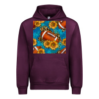 American Football With Leopard Urban Hoodie | Teevron