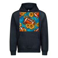 Navy american football with leopard Urban Hoodie - BundleAndBundleShop