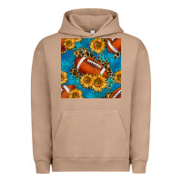 Pigment Burro american football with leopard Urban Hoodie - BundleAndBundleShop