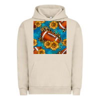 Pigment French Oak american football with leopard Urban Hoodie - BundleAndBundleShop