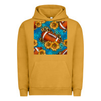 Pigment Peanut Butter american football with leopard Urban Hoodie - BundleAndBundleShop