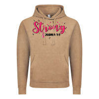 Vintage Coffee strong joshua 1 9 Vintage Hoodie - MaliasSmallBusiness