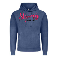 Vintage Denim strong joshua 1 9 Vintage Hoodie - MaliasSmallBusiness