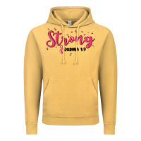 Vintage Mustard strong joshua 1 9 Vintage Hoodie - MaliasSmallBusiness
