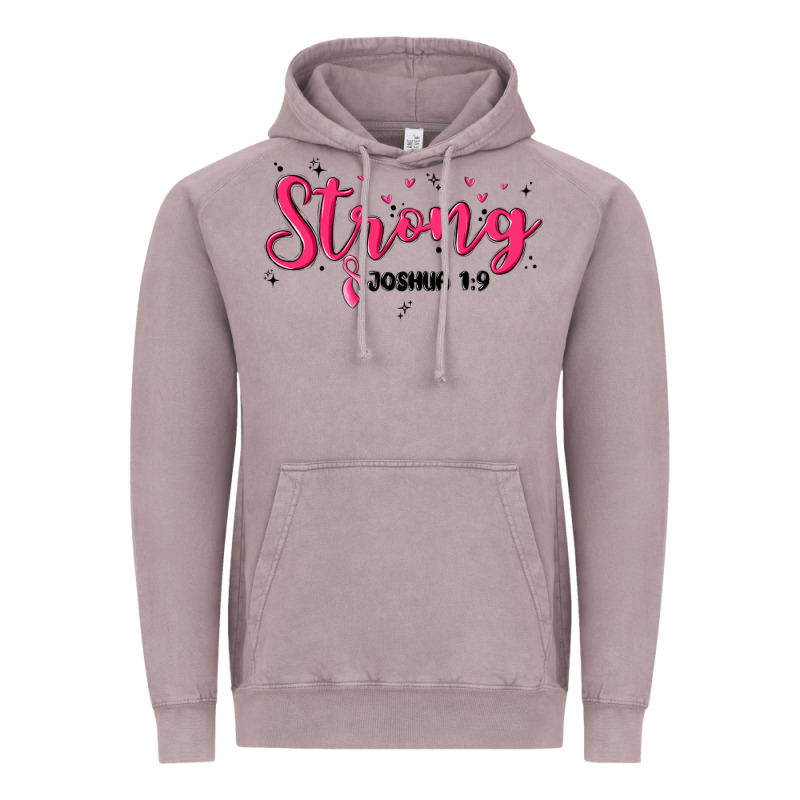 Strong Joshua 1 9 Vintage Hoodie by MaliasSmallBusiness | Teevron