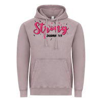 Vintage Zinc strong joshua 1 9 Vintage Hoodie - MaliasSmallBusiness
