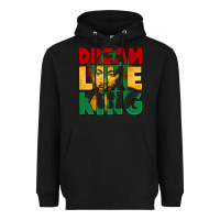Black dream like king martin luther Heavyweight Hoodie - CowGirlArtShop