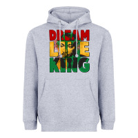 Heather Grey dream like king martin luther Heavyweight Hoodie - CowGirlArtShop