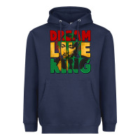 Navy dream like king martin luther Heavyweight Hoodie - CowGirlArtShop