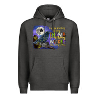 Charcoal Heather something wicked this way comes Premium Hoodie - CowGirlArtShop