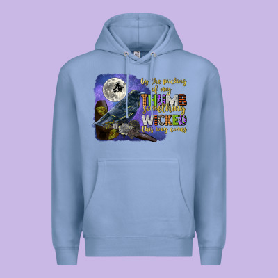 Something Wicked This Way Comes Premium Hoodie Designed By Cowgirlartshop