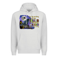 Dove Grey something wicked this way comes Premium Hoodie - CowGirlArtShop