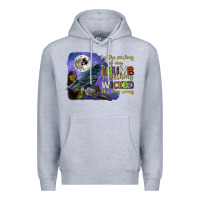 Heather Grey something wicked this way comes Premium Hoodie - CowGirlArtShop