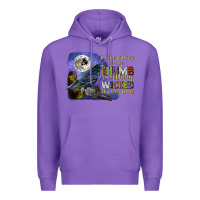 Purple something wicked this way comes Premium Hoodie - CowGirlArtShop
