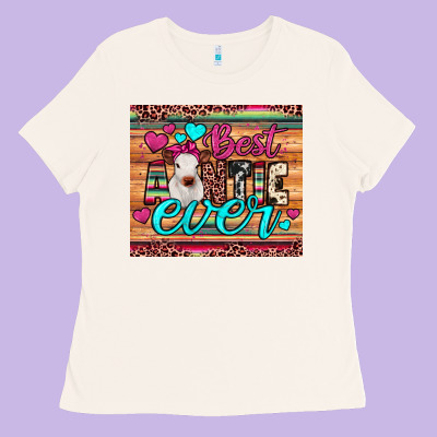 Best Auntie Ever Ladies Tee Designed By Jahusdesignshop
