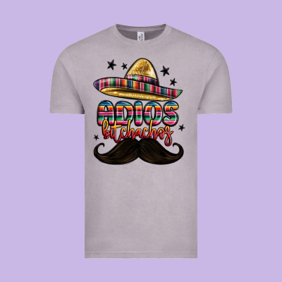 Adios Bitchachos Vintage Tee Designed By Maliassmallbusiness