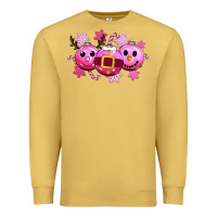 Antique Gold pink christmas Premium Sweatshirt - CowGirlArtShop