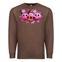 Chestnut pink christmas Premium Sweatshirt - CowGirlArtShop