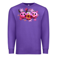 Purple pink christmas Premium Sweatshirt - CowGirlArtShop
