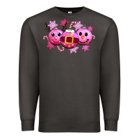 Smoke pink christmas Premium Sweatshirt - CowGirlArtShop