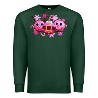 Sports Green pink christmas Premium Sweatshirt - CowGirlArtShop