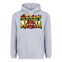 Heather Grey black mom Heavyweight Hoodie - CowGirlArtShop
