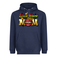 Navy black mom Heavyweight Hoodie - CowGirlArtShop