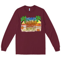 Burgundy sunrise sunburn sunset repeat2 Long Sleeve Tee - JahusDesignShop