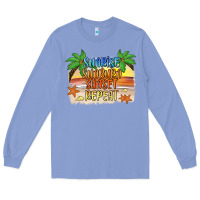 Colony Blue sunrise sunburn sunset repeat2 Long Sleeve Tee - JahusDesignShop