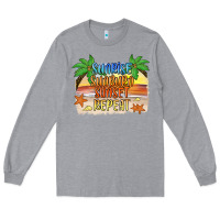 Heather Grey sunrise sunburn sunset repeat2 Long Sleeve Tee - JahusDesignShop