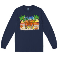 Navy sunrise sunburn sunset repeat2 Long Sleeve Tee - JahusDesignShop