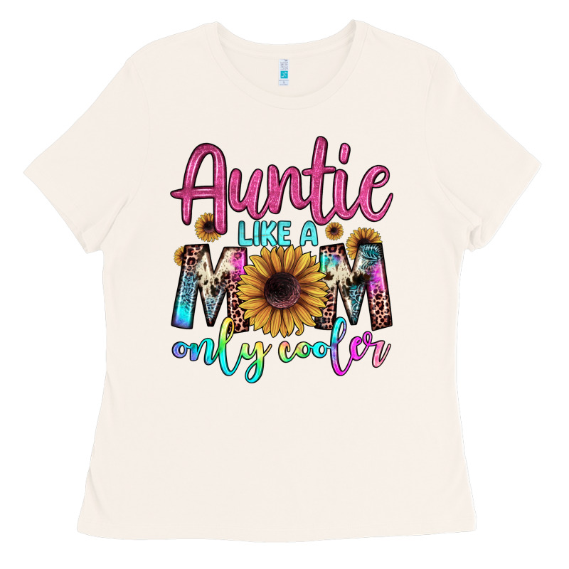 Auntie Like A Mom Ladies Tee by JahusDesignShop | Teevron