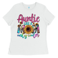 White auntie like a mom Ladies Tee - JahusDesignShop
