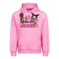 Fuchsia Pink Valentine Babe Valentine's Day Skull Urban Hoodie - FaDigitalArtStudio