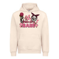Sandshell Valentine Babe Valentine's Day Skull Urban Hoodie - FaDigitalArtStudio