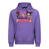 Tulip Valentine Babe Valentine's Day Skull Urban Hoodie - FaDigitalArtStudio