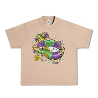 Burro mardi gras lips Urban Heavy Tee - MaliasSmallBusiness