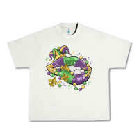 Pistachio mardi gras lips Urban Heavy Tee - MaliasSmallBusiness