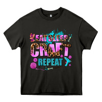 Asphalt eat sleep craft repeat Heavy Core Tee - AdoDesignShop