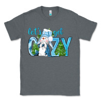 Charcoal Heather lets get cozy Classic Tee - NancyCooperArtShop