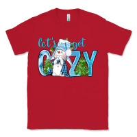 Red lets get cozy Classic Tee - NancyCooperArtShop