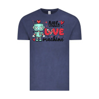 Vintage Denim little love machine Vintage Tee - MaliasSmallBusiness