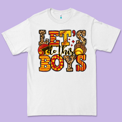 Let's Do This Boys Softball Premium Tee Designed By Jasminsmagicworld