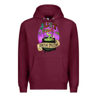 Burgundy just a bunch of hocus pocus Premium Hoodie - CowGirlArtShop