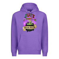 Purple just a bunch of hocus pocus Premium Hoodie - CowGirlArtShop