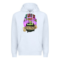 White just a bunch of hocus pocus Premium Hoodie - CowGirlArtShop