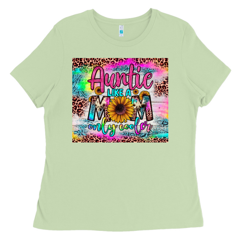 Auntie Like A Mom Ladies Tee by JahusDesignShop | Teevron